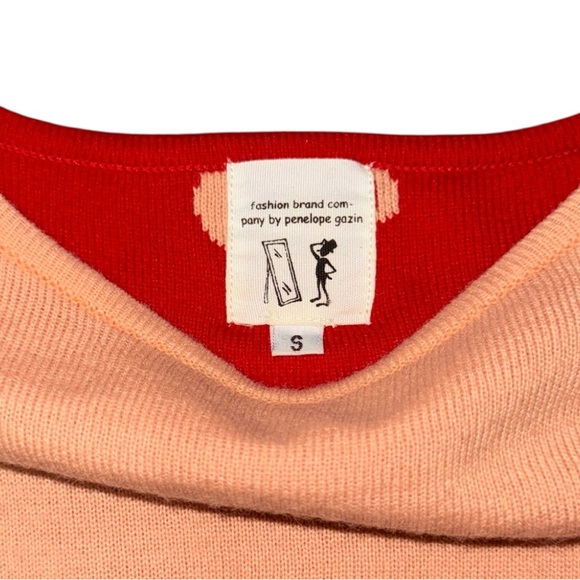 THE FASHION BRAND COMPANY Penelope Gazin Red Bikini Body Knit CoverUp Midi Dress - Picture 3 of 5